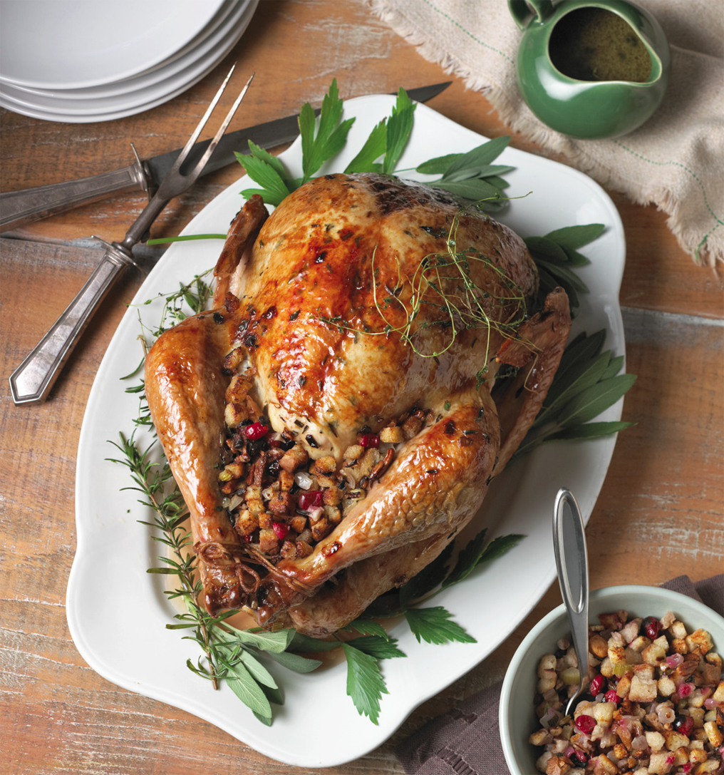 Herb Roast Turkey With Cranberry Pecan Stuffing | Mildmay Town Crier